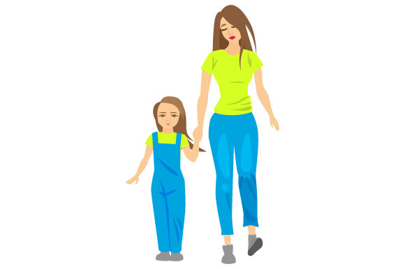 Review: Mom Holding Kids Hand Embroidery Design