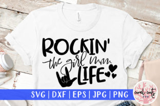 Rockin the Girl Mom Life SVG Cut File Review